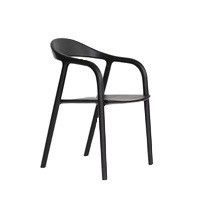 Armrest de madera sólida moderna francesa silla de comedor de madera en el paquete de correo para muebles de sala de estar de lujo