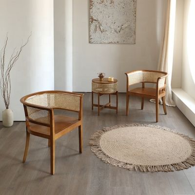 Inicio Muebles Morden Nordic Tejido de caña Negro Rarran Silla de descanso Silla de madera Vicker para hoteles sillas de comedor tapizadas
