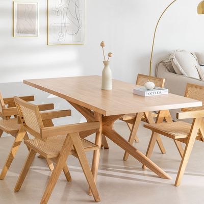 Silla de comedor plegable de ratán natural para eventos y muebles para el hogar madera de ceniza moderna