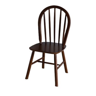 Silla de comedor de madera sólida nórdica elegante y funcional para comedor elegante W49.5*D51*H79 cm