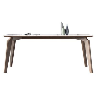 Conjunto de mesa de comedor de madera de mármol para cocina y comedor en diseño moderno
