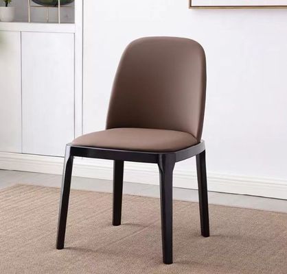 Muebles de comedor modernos silla de madera con construcción de madera maciza