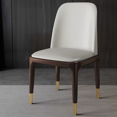 Muebles de comedor modernos silla de madera con construcción de madera maciza