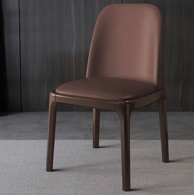 Muebles de comedor modernos silla de madera con construcción de madera maciza