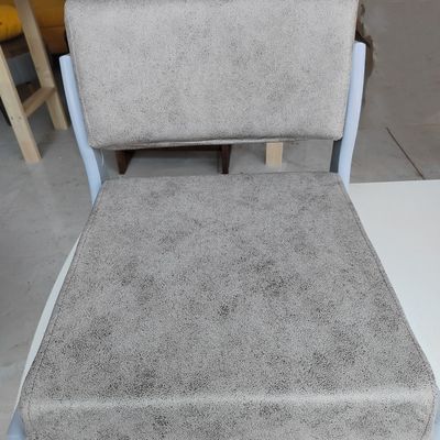 Sillón trasero y comedor de madera natural sin piernas silla de suelo para el salón diseño minimalista