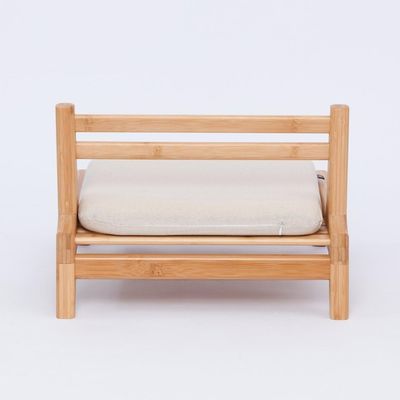 Inicio Muebles japonés Tatami Madera Silla de té sin piernas con respaldo trasero OEM/ODM Sí