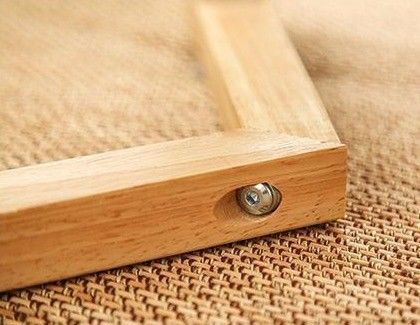 Mesa de café de madera sólida de diseño nórdico moderno y práctico para el entorno del edificio de oficinas