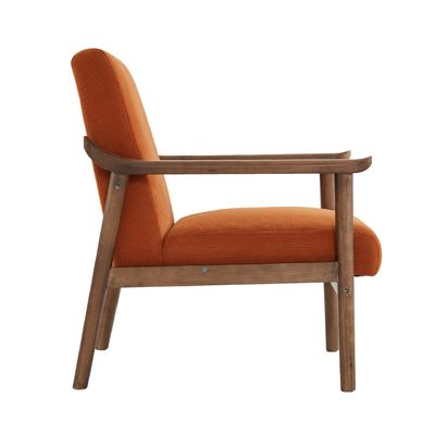 Sillón de sofá de madera sólida Sillón de sofá de madera sólida con paquete de correo en estilo silla de ocio