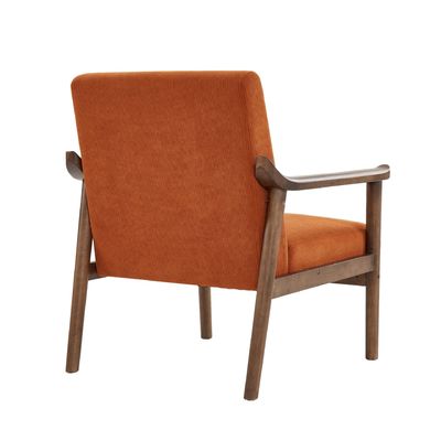 Sillón de sofá de madera sólida Sillón de sofá de madera sólida con paquete de correo en estilo silla de ocio