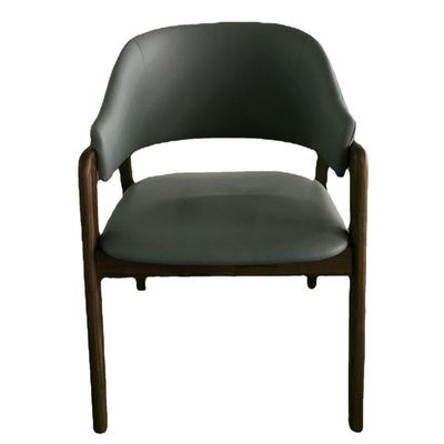 Silla de tapicería moderna a medida para restaurante Hotel Muebles de madera sólida Silla de comedor del taller
