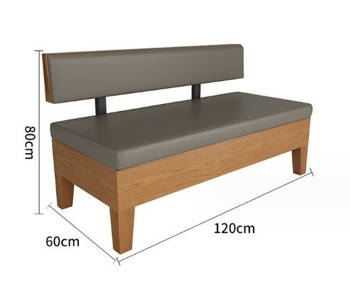 Moderno diseño nórdico silla de madera maciza de cuero PU sofá de sala de estar sillas de madera stand para una experiencia de asiento cómodo