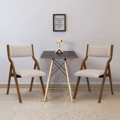 Diseños personalizados silla de comedor de madera nórdica moderna natural de madera sólida silla de comedor plegable para el correo de los restaurantes