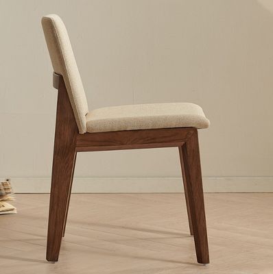 Diseño moderno marco de madera de ashwood italiano clásico de lujo silla de comedor de madera para el salón sofisticación