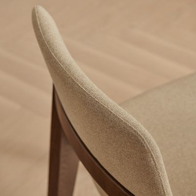 Diseño moderno marco de madera de ashwood italiano clásico de lujo silla de comedor de madera para el salón sofisticación