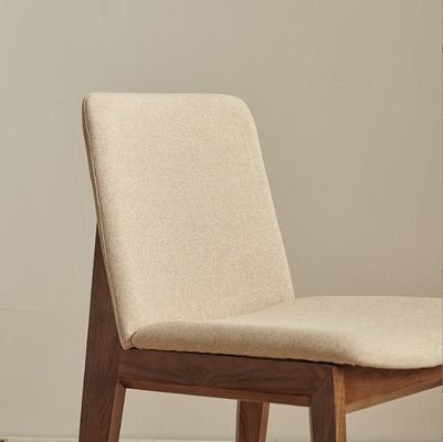 Diseño moderno marco de madera de ashwood italiano clásico de lujo silla de comedor de madera para el salón sofisticación