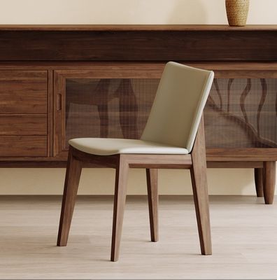Diseño moderno marco de madera de ashwood italiano clásico de lujo silla de comedor de madera para el salón sofisticación