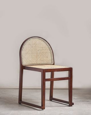 Muebles de comedor de hotel silla de comedor de ratán moderna para restaurante natural moderno