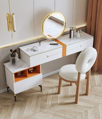 Habitación y hotel asiento blando silla de comedor de lana de cordero de madera W47*D48*H79CM con diseño moderno