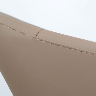 Embalaje de correo Cama de comedor de cuero PU de madera sólida para cafeterías y restaurantes de estilo nórdico