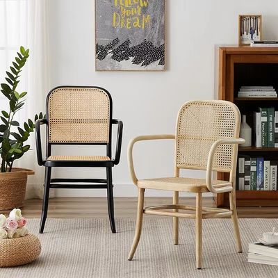 Muebles comerciales Silla de comedor de madera maciza para restaurantes Muebles de bar