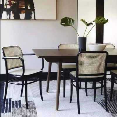 Muebles comerciales Silla de comedor de madera maciza para restaurantes Muebles de bar