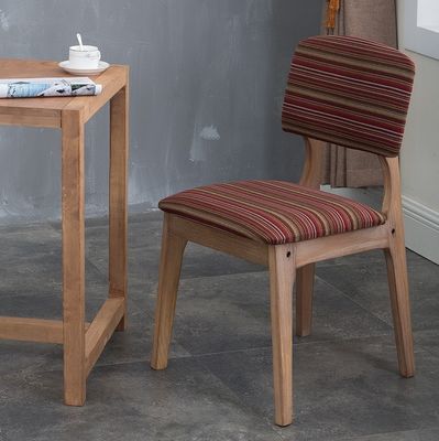 Muebles de comedor modernos sillas de madera maciza con acabado de nitrolacquer para muebles de restaurante