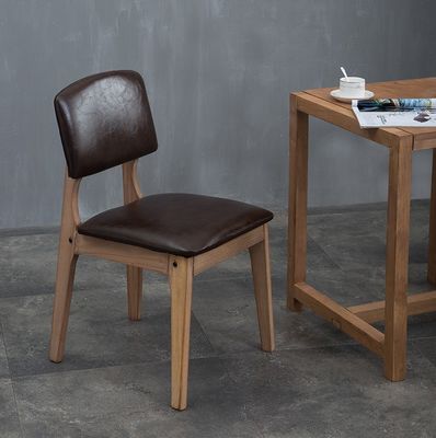 Muebles de comedor modernos sillas de madera maciza con acabado de nitrolacquer para muebles de restaurante