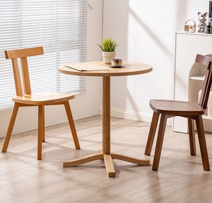 Embalaje de correo estilo moderno silla plegable de rotín de madera para oficina y comedor