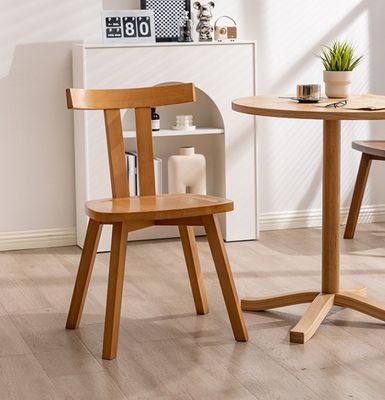 Embalaje de correo estilo moderno silla plegable de rotín de madera para oficina y comedor