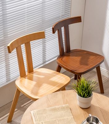 Embalaje de correo estilo moderno silla plegable de rotín de madera para oficina y comedor