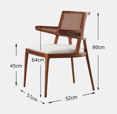 Muebles de comedor de madera modernos para hoteles de lujo sillas de restaurante de rotín modernas