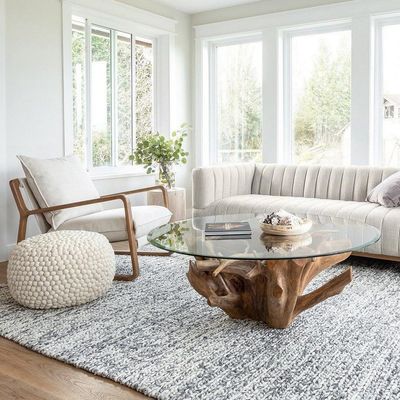 Silla de salón de madera moderna en color natural / nuez para la decoración del salón