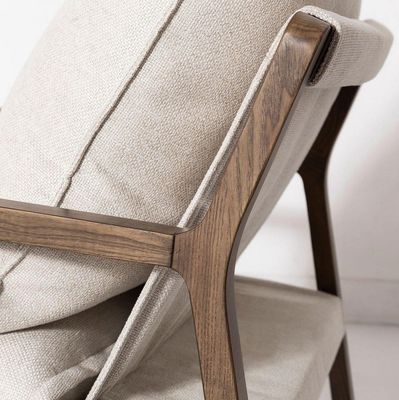 Silla de salón de madera moderna en color natural / nuez para la decoración del salón