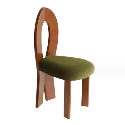 Embalaje de correo N Muebles de sala de estar Diseño moderno Asiento blando Madera Cordero Lana silla de comedor para hotel y hogar