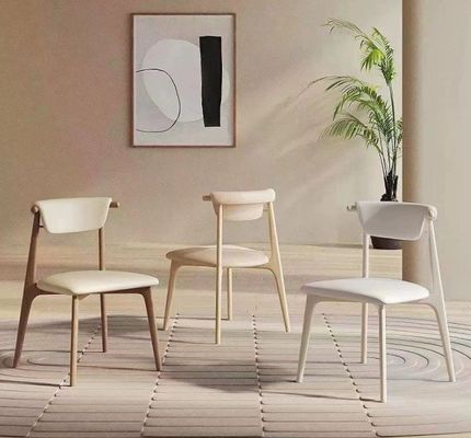 Suministro de sillas de madera modernas Otros diseños W50*D56*H80CM Perfecto para el hogar Muebles Cafetería Cocina Restaurante y comedor