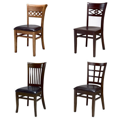 Sillones de madera sólida modernos para el diseño de restaurantes estilo moderno NO Plegable