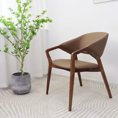 Muebles de comedor modernos W58*D61*H80CM Silla nórdica sillas de madera sólida para restaurante