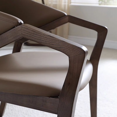 Muebles de comedor modernos W58*D61*H80CM Silla nórdica sillas de madera sólida para restaurante