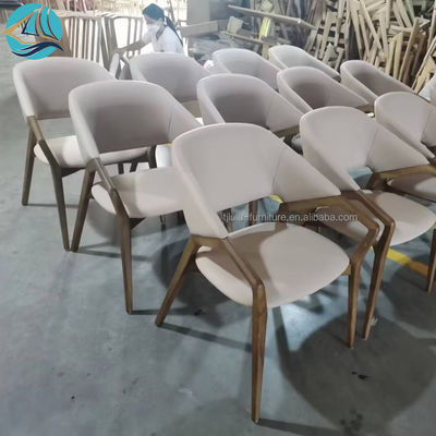 Muebles de comedor modernos W58*D61*H80CM Silla nórdica sillas de madera sólida para restaurante