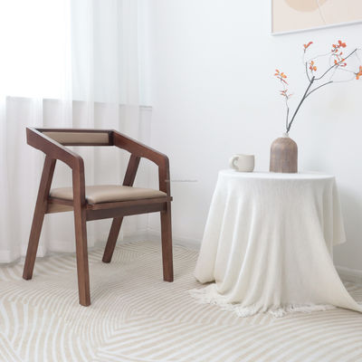 No hay silla de madera plegada para comedor moderno sillas de madera sólida para restaurante con color natural