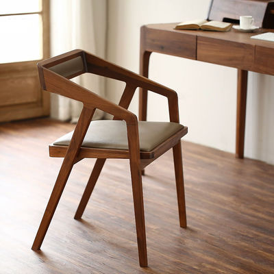 No hay silla de madera plegada para comedor moderno sillas de madera sólida para restaurante con color natural