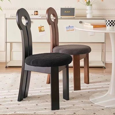 Muebles para hoteles y restaurantes Cama de comedor de madera sólida con cojín de tela W40*D47*H90CM