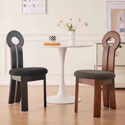 Muebles para hoteles y restaurantes Cama de comedor de madera sólida con cojín de tela W40*D47*H90CM