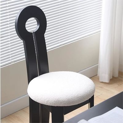 Muebles para hoteles y restaurantes Cama de comedor de madera sólida con cojín de tela W40*D47*H90CM