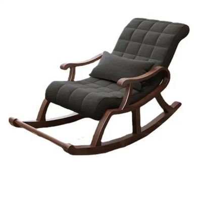 Muebles de madera cómodos silla de descanso para relajarse y equilibrar en el estilo de silla de ocio sala de estar