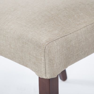 Silla de comedor de madera maciza tapizada de tejido colorido perfecta para el mobiliario de hoteles / comedores / restaurantes