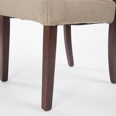Silla de comedor de madera maciza tapizada de tejido colorido perfecta para el mobiliario de hoteles / comedores / restaurantes