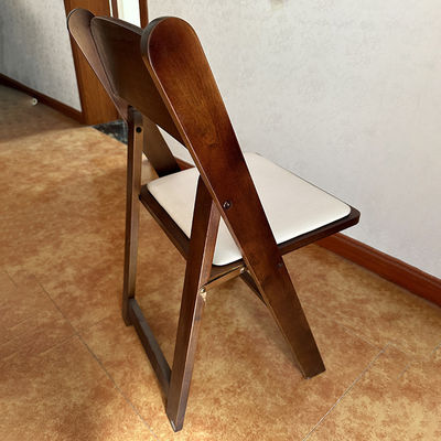 Oficina Comedor y bodas Sillones de ratan plegable de madera con acabado de nitrolaca