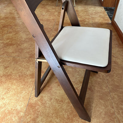 Oficina Comedor y bodas Sillones de ratan plegable de madera con acabado de nitrolaca