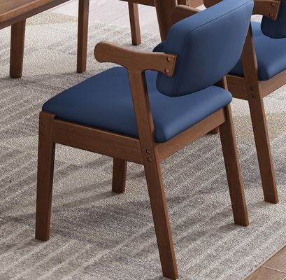 Silla de comedor de madera sólida nórdica moderna con reposabrazos NO Plegable Estilo de diseño Moderno Plegable NO